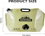 گالن آب 8 لیتری تاشو مدل Water Bag-8L